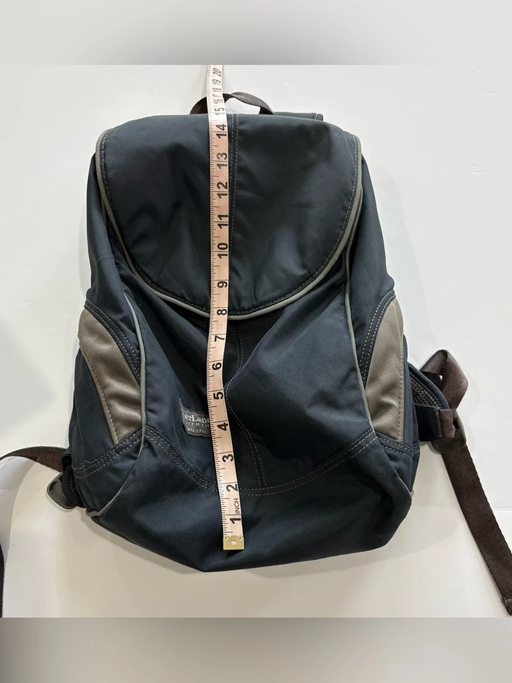 OverLand Equipment Backpack Blue Gray Compact Daypack Travel Hiking Organizer